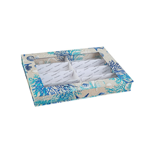 Cofanetto Porta Occhiali Per Ottici Stile Marino