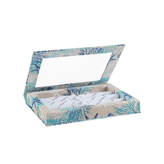 Cofanetto Porta Occhiali Per Ottici Stile Marino