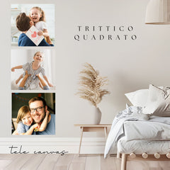 Tele in Canvas Personalizzabili | Set 3 tele canvas decorative | Trittico Canvas