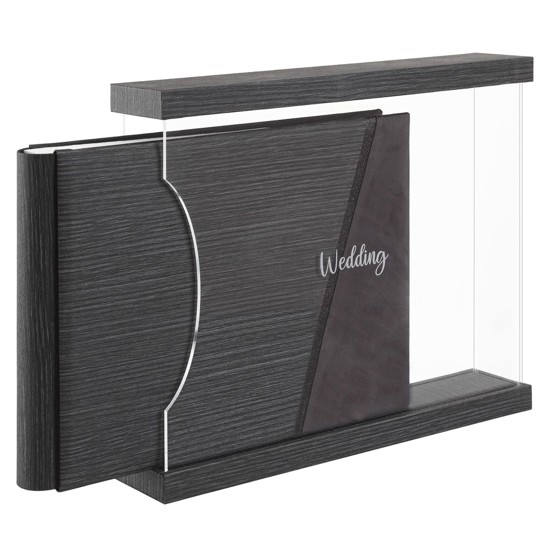 Kit Amalfi: album fotografico di lusso personalizzabile con custodia artistica di design, disponibile in varie finiture artistiche per matrimoni.