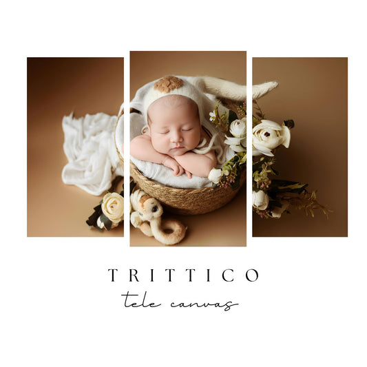 Tele in Canvas Personalizzabili | Set 3 tele canvas decorative | Trittico Canvas