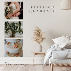 Tele in Canvas Personalizzabili | Set 3 tele canvas decorative | Trittico Canvas